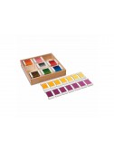 Farbtäfelchen: Schattierungskasten in neun Farben