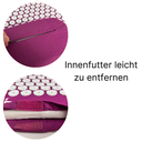 Nadelmatte mit Kissen lila