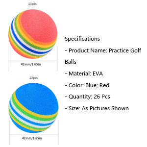 Golfbälle Schaumstoff