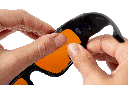 Orangefarbene Gläser für die PROPEAQ-Lichtbrille 