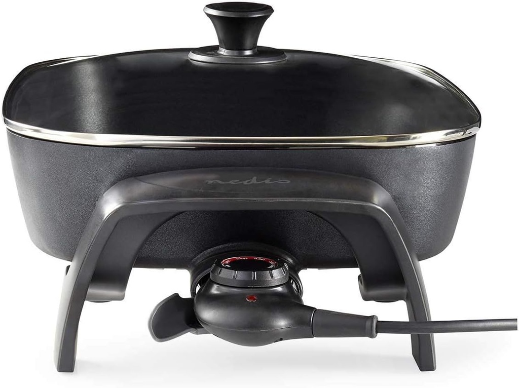 Tragbare elektrische Schienenpfanne (30 cm quadrat)