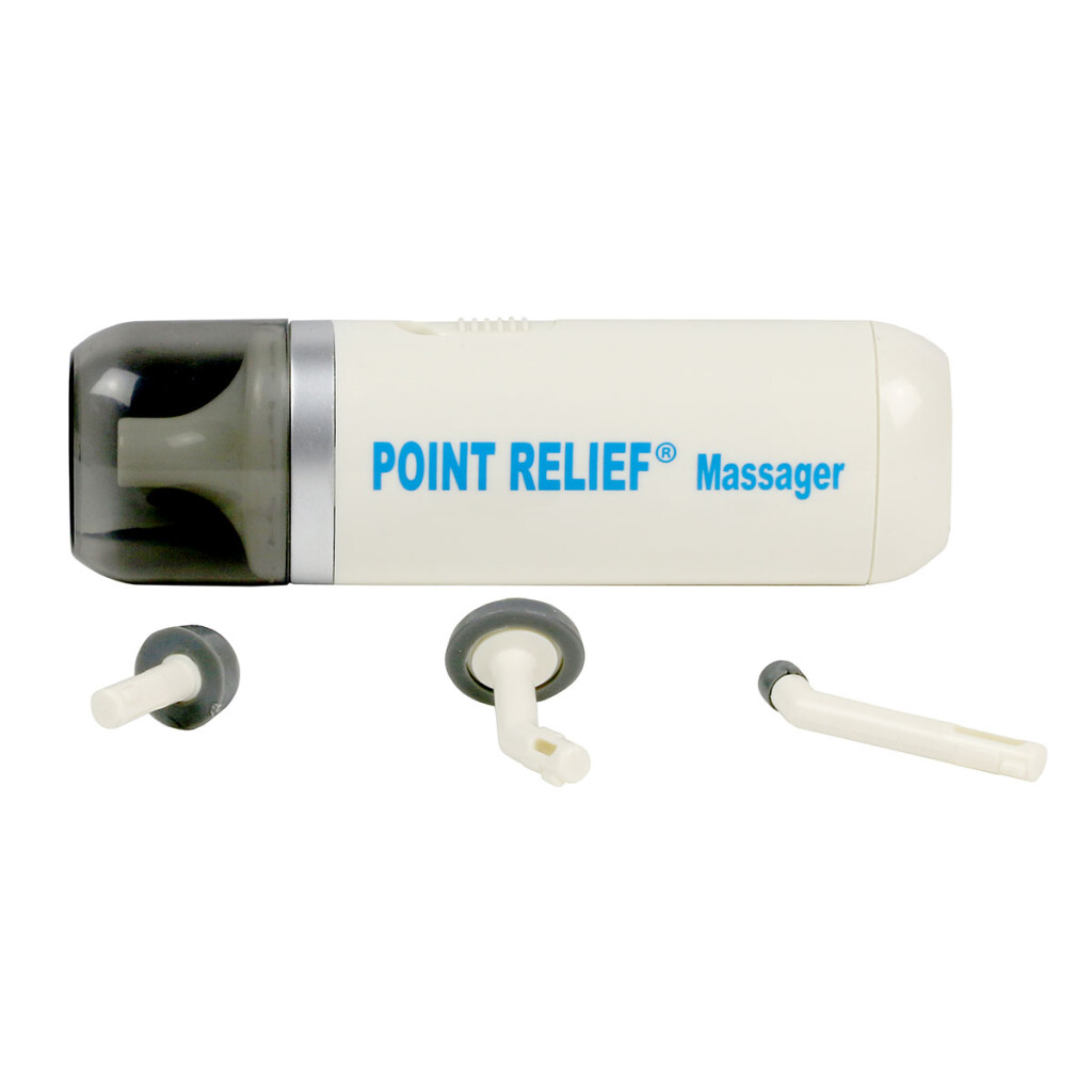 Massagegerät mit 4 Aufsätzen