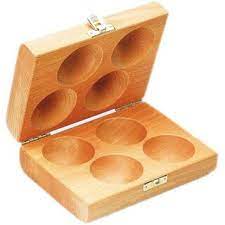 Handtrainer Holzbox für 4 Bälle