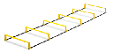 T-PRO Hürden- Koordinationsleiter Quadrat
