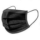 Mundschutzmaske TYP IIR Schwarz Box 50 Stk.