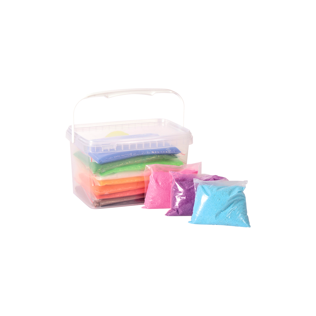 Dekosand 12 Farben, 2,4 kg