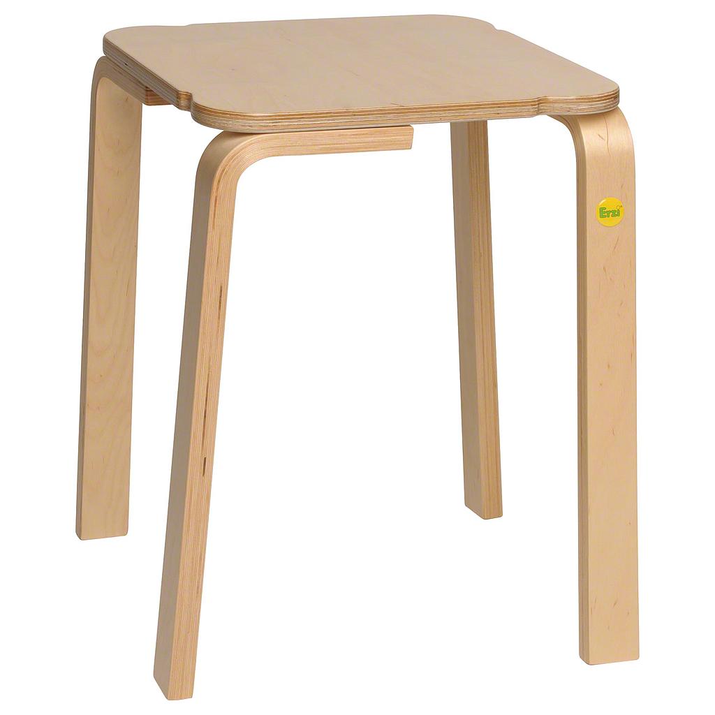 Erzi Hocker 48 aus Formholz, 36x36 cm, Sitzhöhe 48 cm