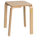 Erzi Hocker 48 aus Formholz, 36x36 cm, Sitzhöhe 48 cm