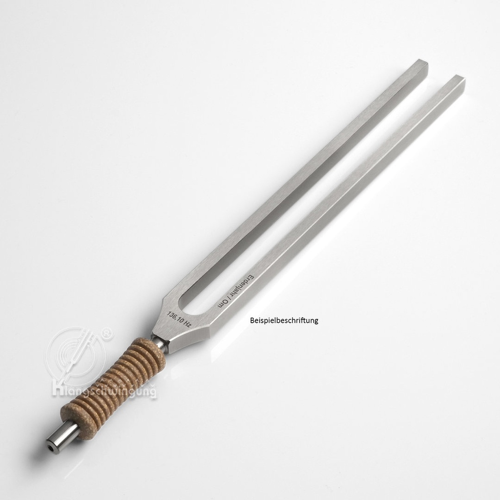 Stimmgabel "Profi" Stahl 128 Hz Meistergabel inkl. Griffpolster, Etui