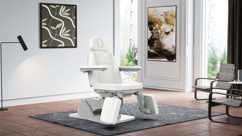 Fußpflegestuhl Manta 5 Motoren mit Heizung und Memory