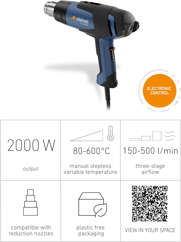Steinel Heißluftpistole HL 1920 E