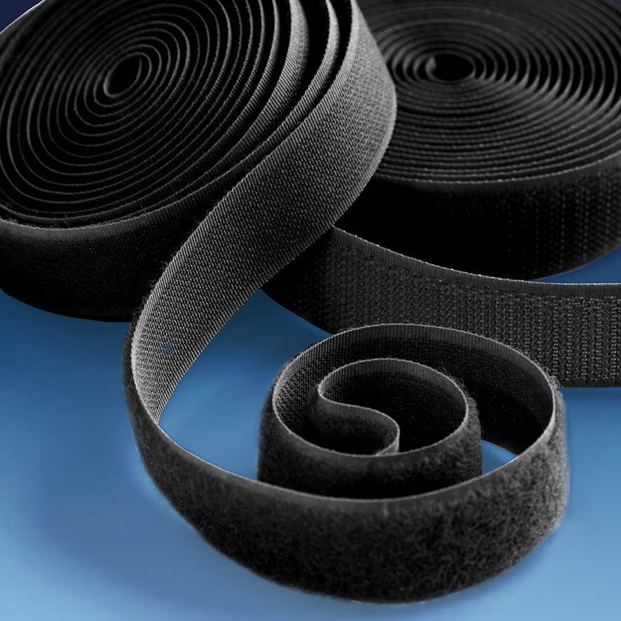 Hakenband Standard 25m schwarz