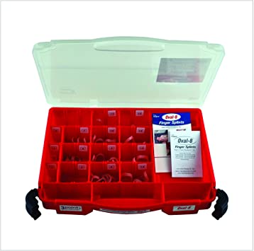 Oval 8 Dreipunkt Fingerschiene Set groß