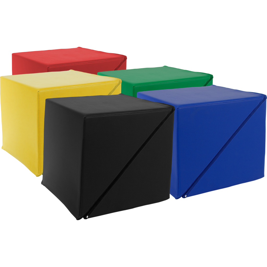 Bandscheibenwürfel verstellbar 40 x 40 x 40-60cm