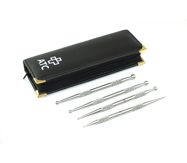 Massagestäbchen aus Edelstahl 4er set
