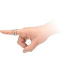 Edelstahlringe zur Stabilisierung des Fingergelenks 