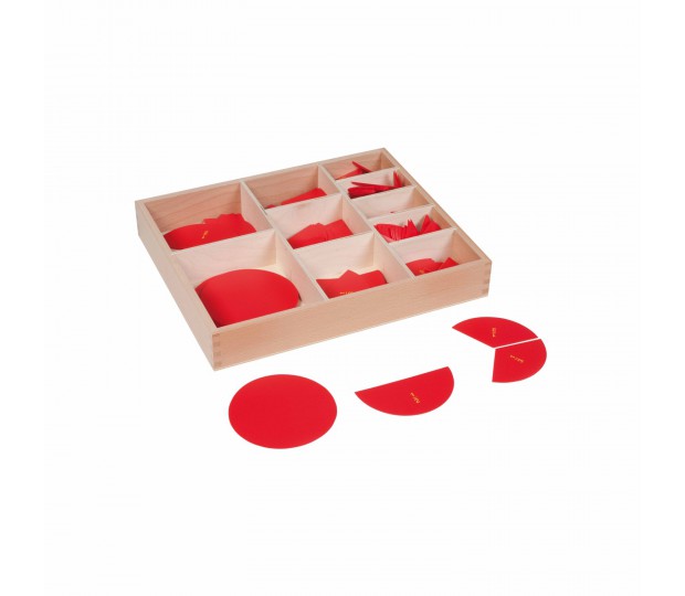 Kasten mit Bruchrechenkreisen