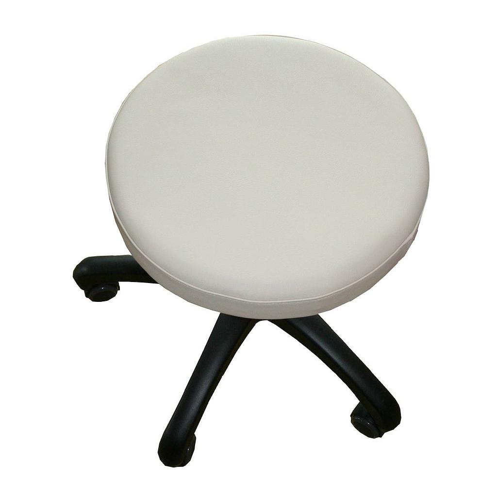 Rollhocker - gepolstert - Kunststoffgestell