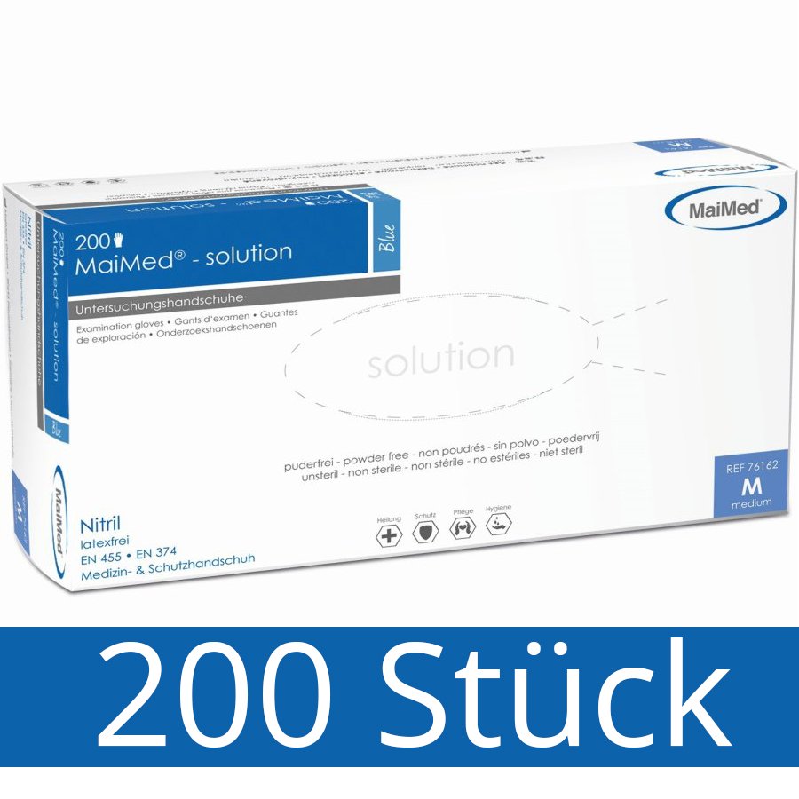 MaiMed –Nitril solution blue 200