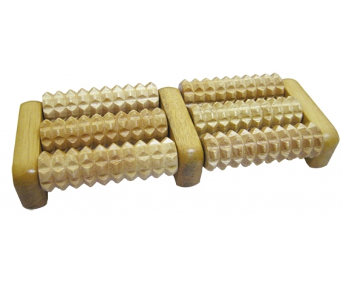 Fußmassageroller aus Holz