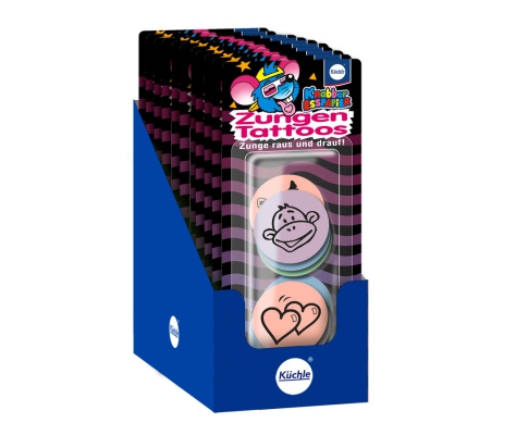 [Art. Nr. ATC7558] Zungen-Tattoos, 20 St.