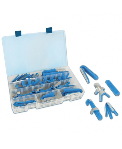 [Art. Nr. ATC7562] Alu-Fingerschienen Komplet-Set, 45 St.
