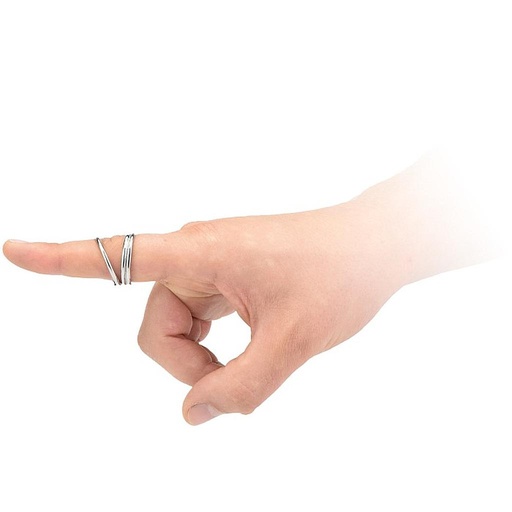 Edelstahlringe zur Stabilisierung des Fingergelenks 