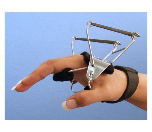 Umgedrehte Hand/Fingerschiene 