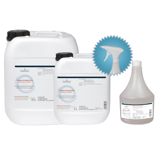 Schnelldesinfektion gebrauchsfertig
