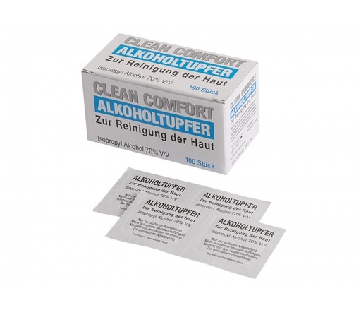 [Art. Nr. ATC7329] Alkoholtupfer, 100 St.