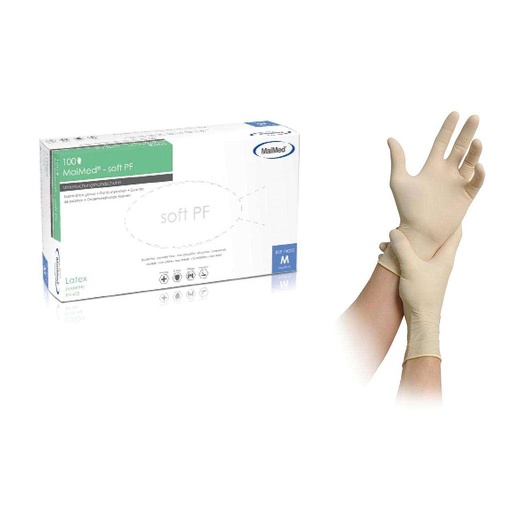 MaiMed – Latexhandschuh soft PF