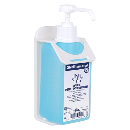 [Art. Nr. TEC02885] Wandhalter Plus für 350/500 ml Händedesinfektionsmittel