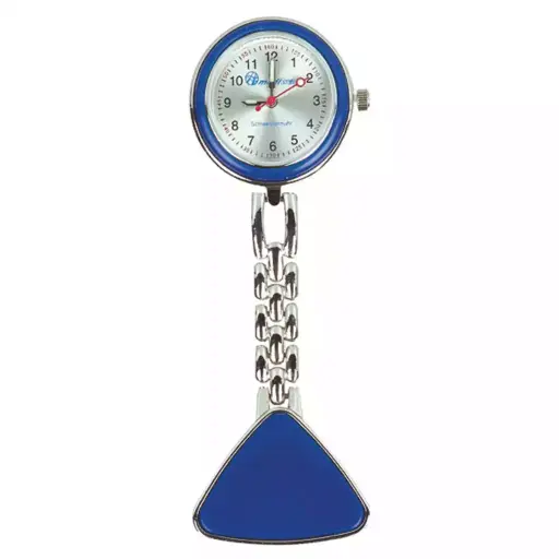 [Art. Nr. PRAXISBEDARF] Schwesternuhr mit Clip und Kette 